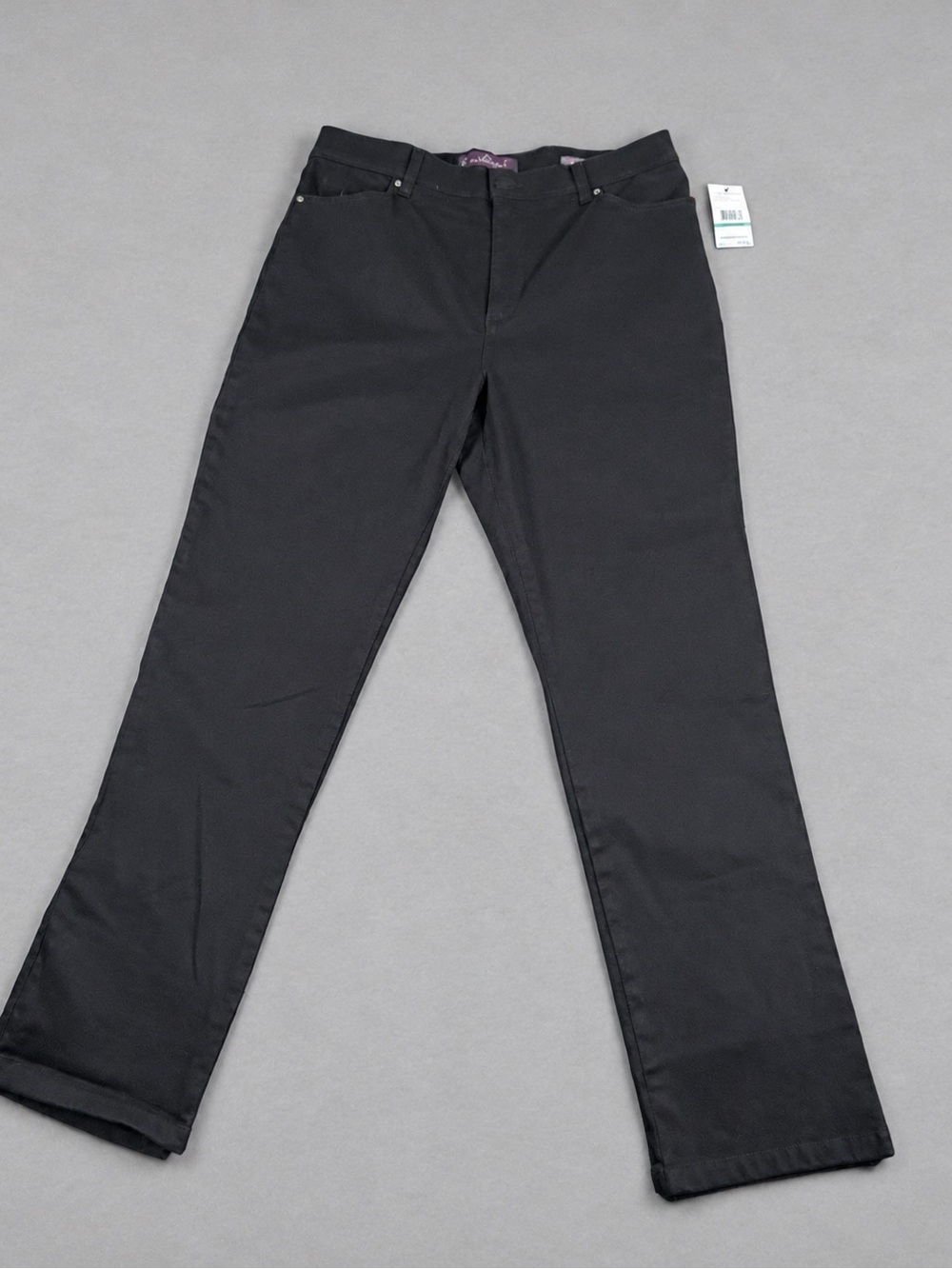 Gloria Vanderbilt Men’s Black Straight Jeans